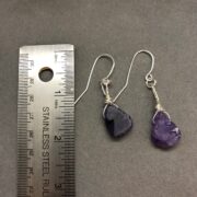 amethyst drop earrings