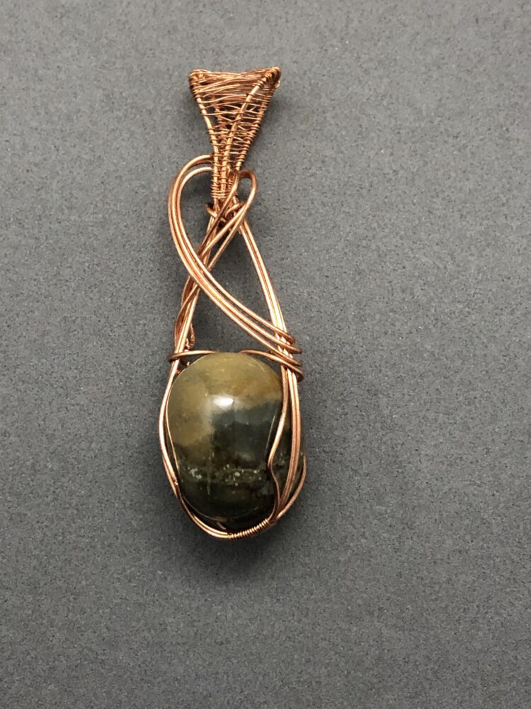 ocean jasper stone pendant