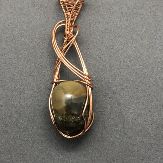 ocean jasper stone pendant