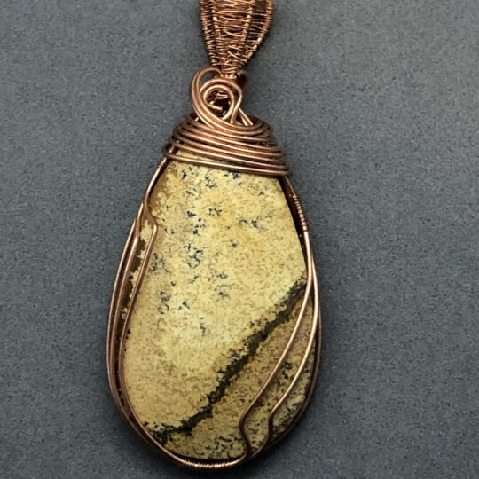 jasper stone pendant